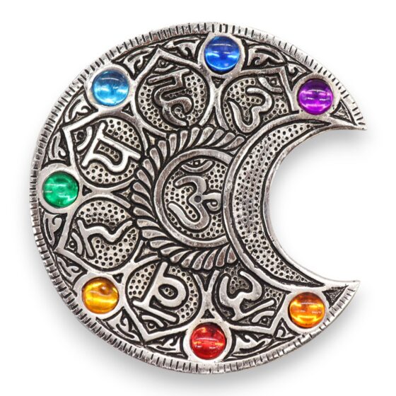Syv Chakra røgelsesholder – Måne (11,5 cm) - Billede 1