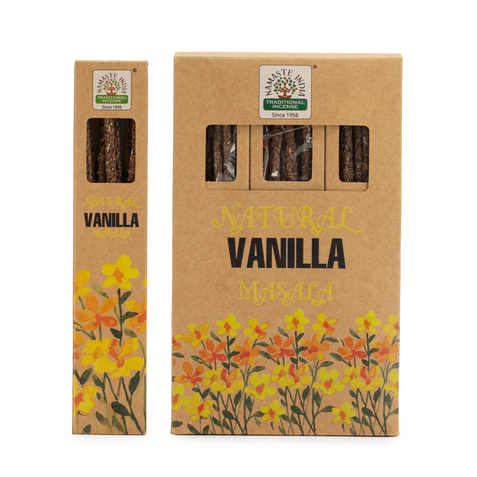 Natural Botanical Masala røgelsespinde – Vanilje