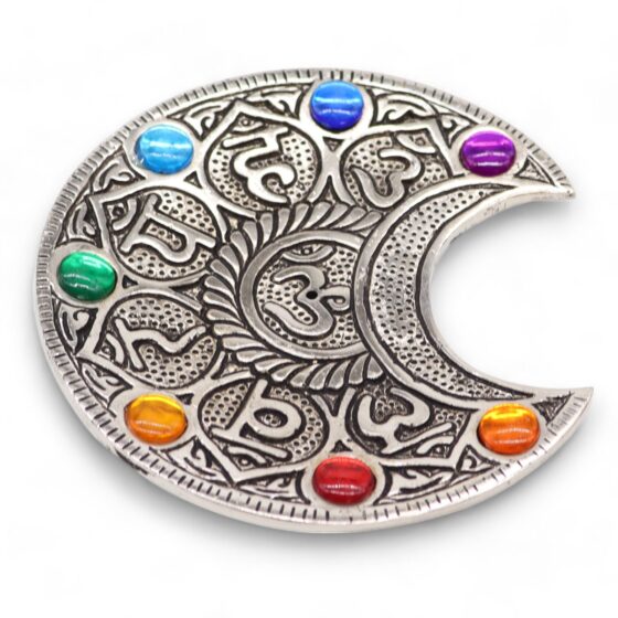 Syv Chakra røgelsesholder – Måne (11,5 cm) - Billede 4