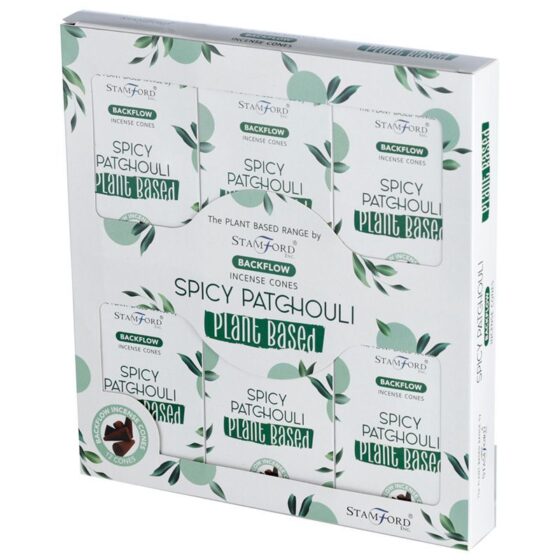 Stamford Plant Based backflow røgelseskegler – Spicy Patchouli - Billede 3