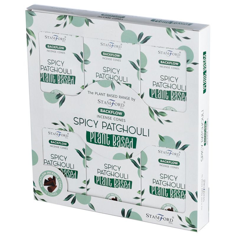Stamford Plant Based backflow røgelseskegler – Spicy Patchouli