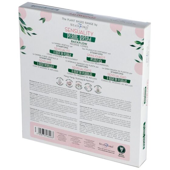 Stamford Plant Based backflow røgelseskegler – Sensuality - Billede 2