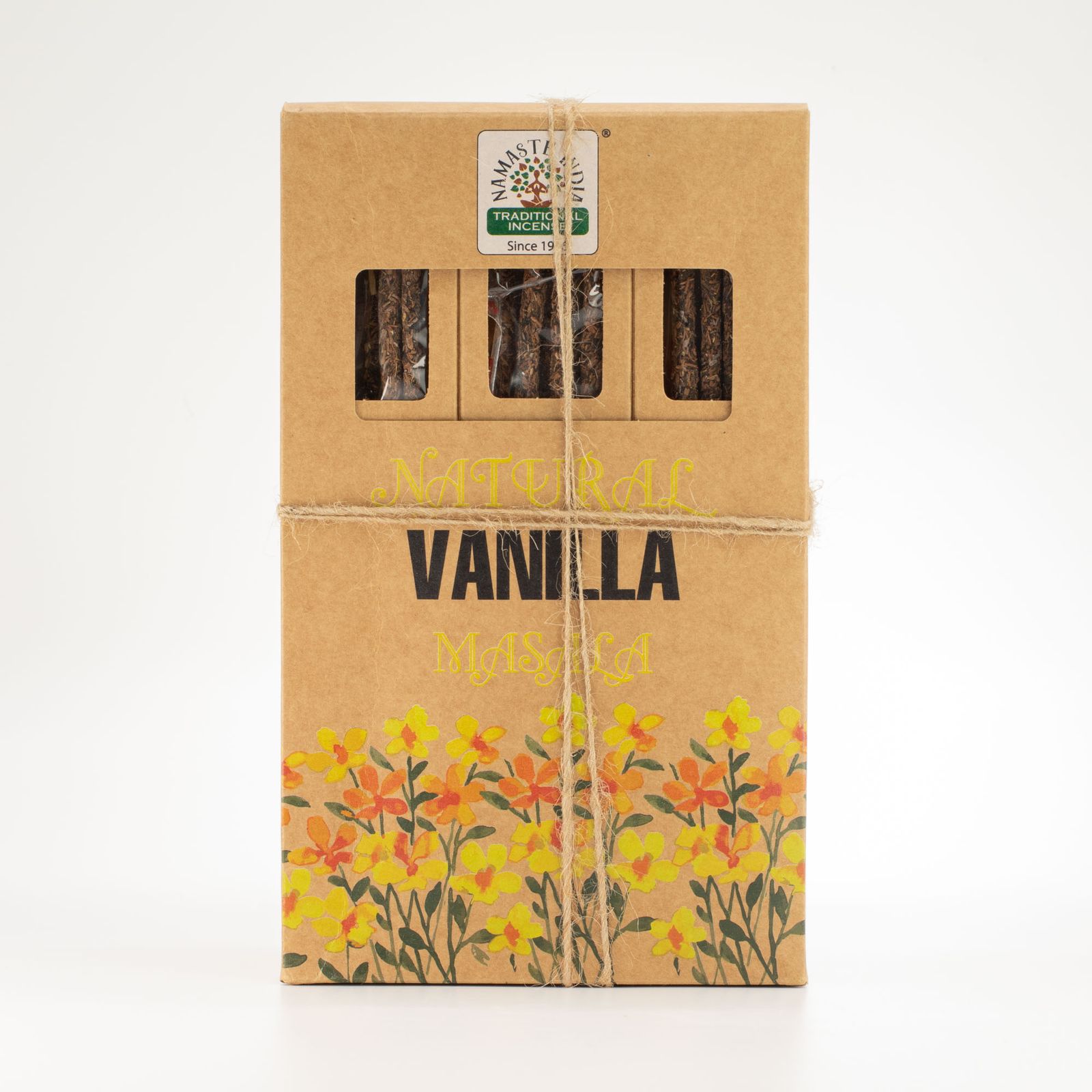 Natural Botanical Masala røgelsespinde – Vanilje
