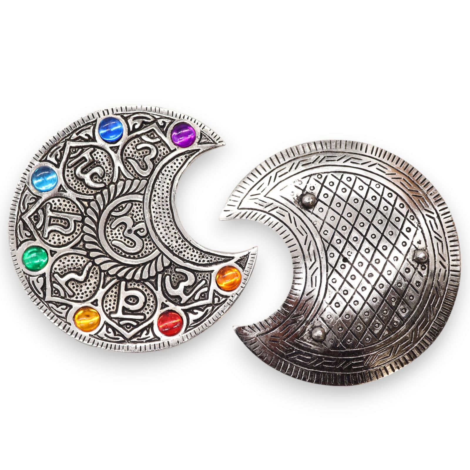 Syv Chakra røgelsesholder – Måne (11,5 cm)