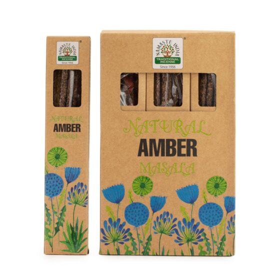 Natural Botanical Masala røgelsespinde – Amber - Billede 1