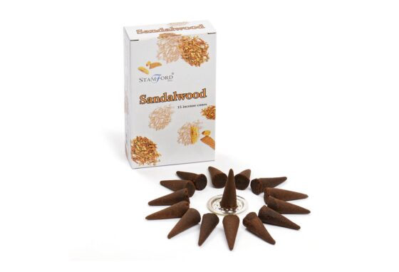 Stamford Premium røgelseskegler – Sandalwood - Billede 2