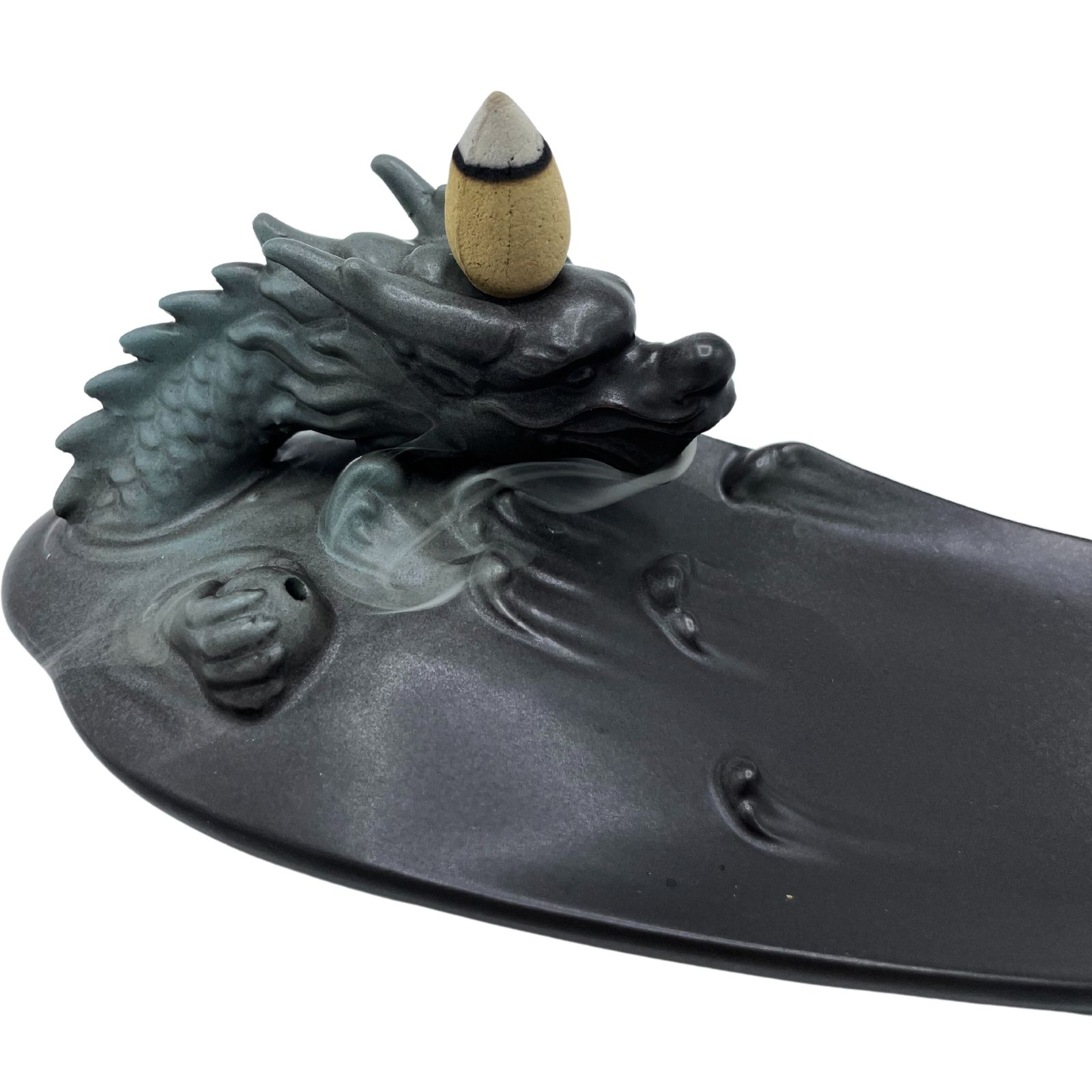 Backflow røgelsesbrænder – Dragon In Pool With Surprising Details