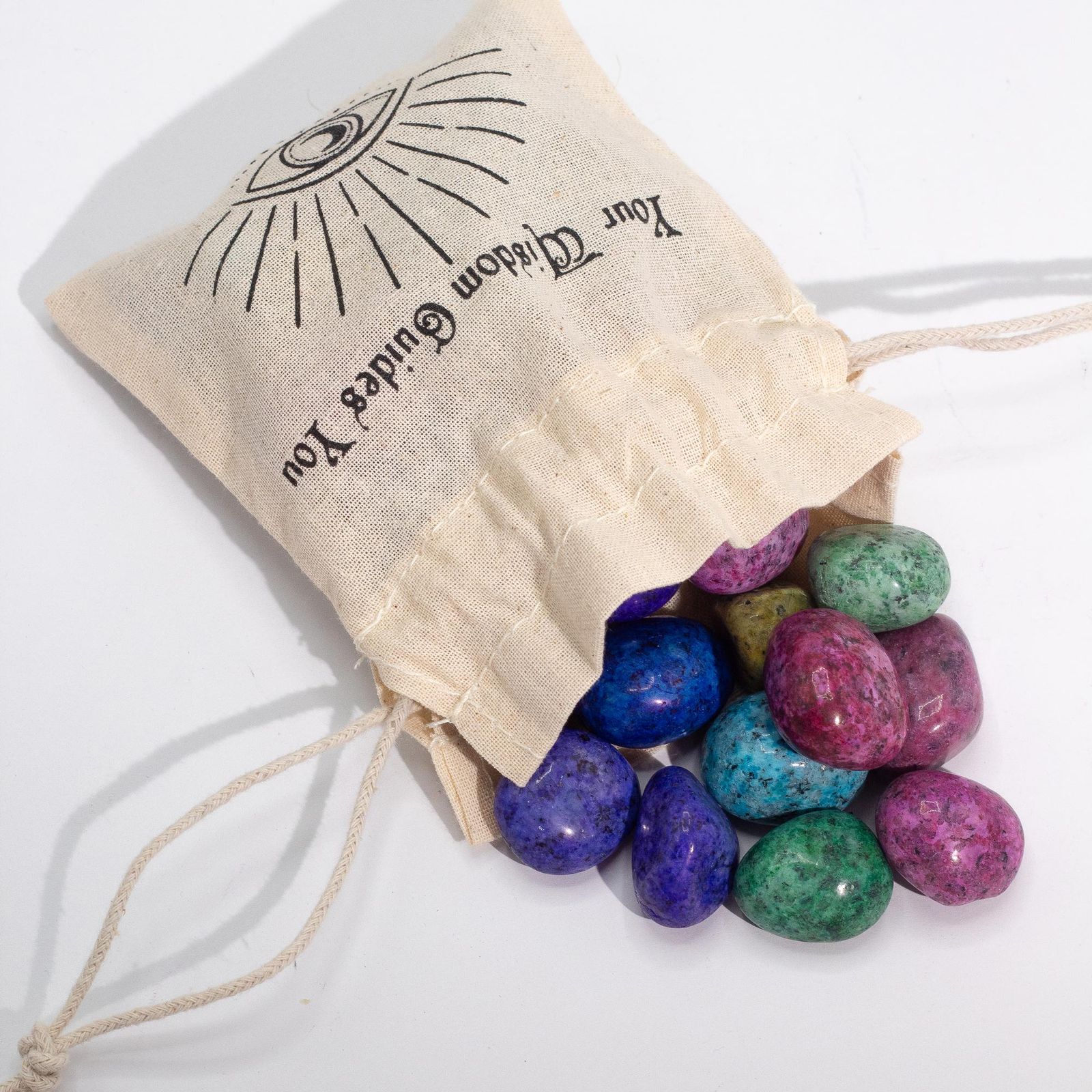 Behandlet indisk dalmatiner – 1 kg (ca. 70 sten)