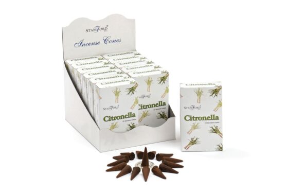 Stamford Premium røgelseskegler – Citronella - Billede 3