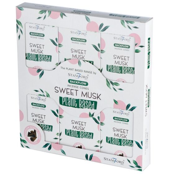 Stamford Plant Based backflow røgelseskegler – Sweet Musk - Billede 3