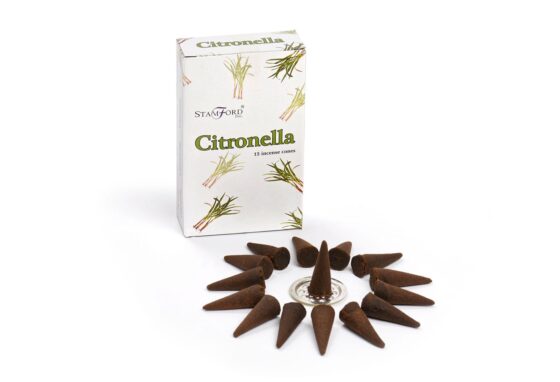 Stamford Premium røgelseskegler – Citronella - Billede 2