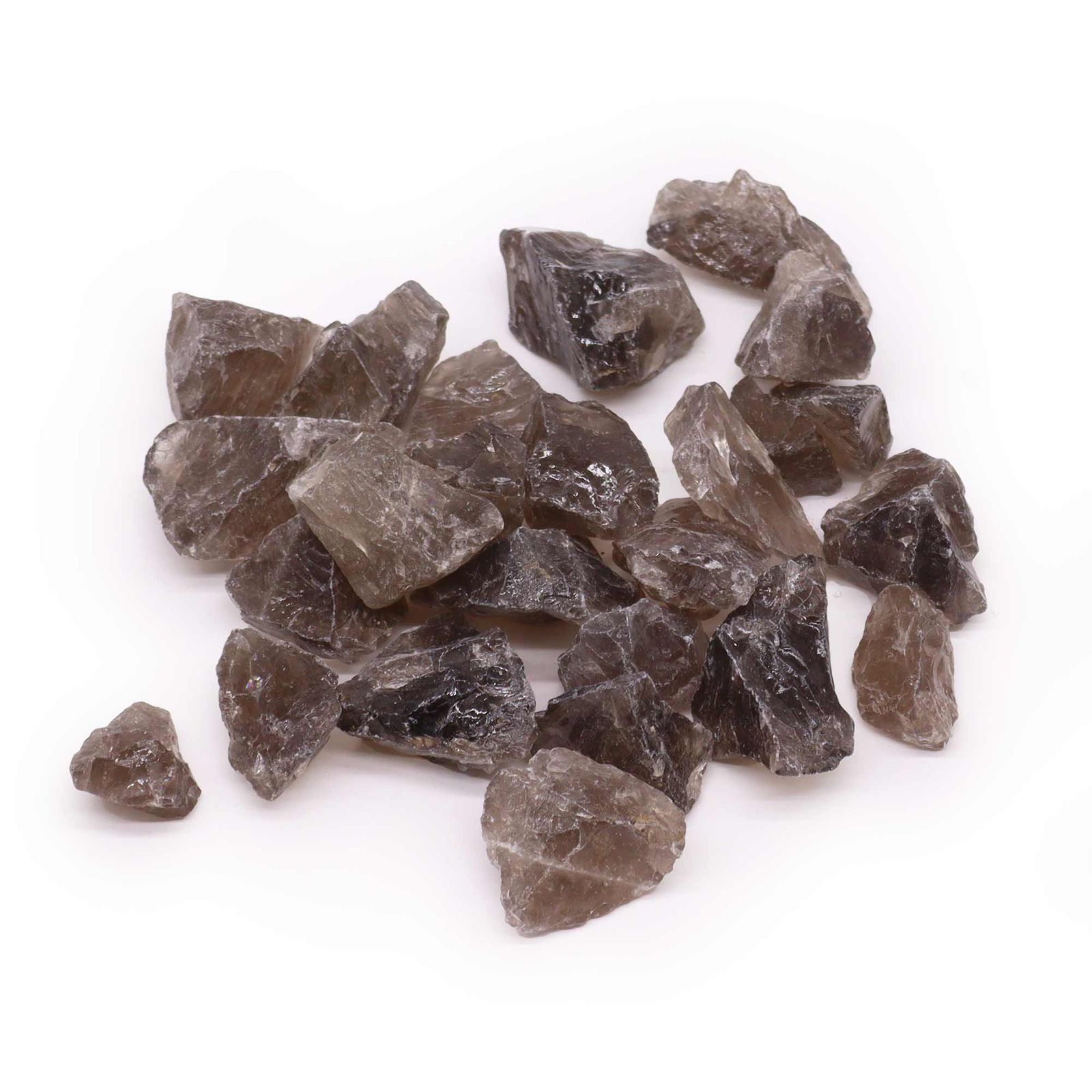 Rå krystaller – Røgkvarts (500 g)