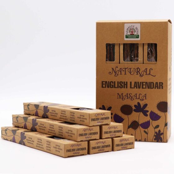 Natural Botanical Masala røgelsespinde – Engelsk Lavendel - Billede 3