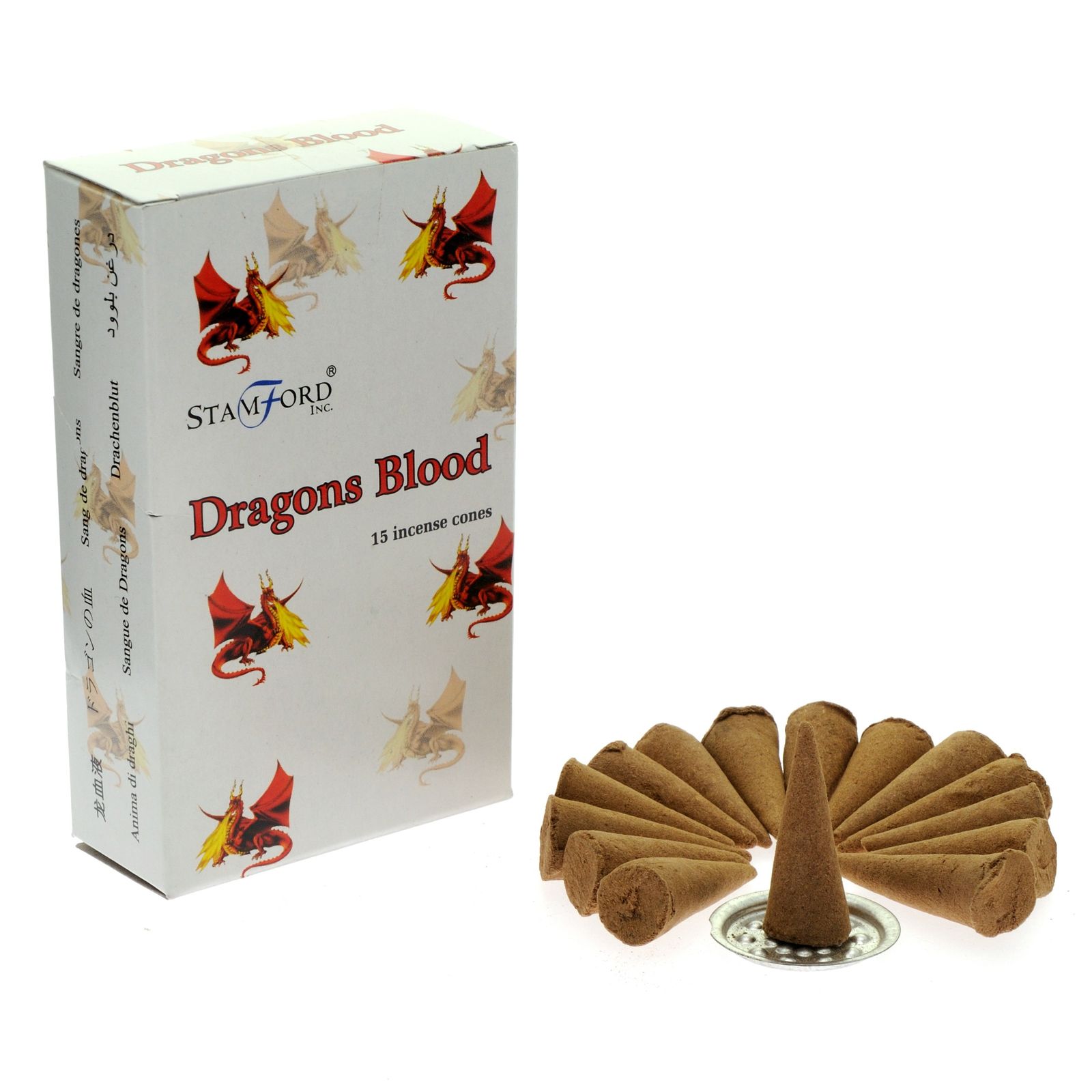 Stamford Premium røgelseskegler – Dragons Blood