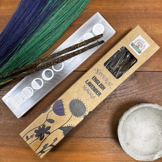 Natural Botanical Masala røgelsespinde – Engelsk Lavendel - Billede 2