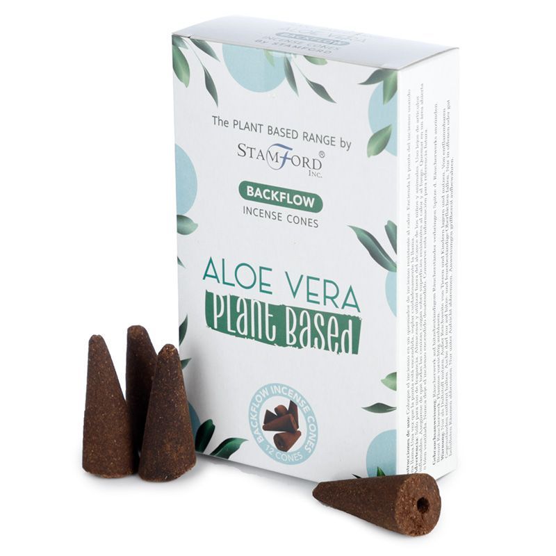 Stamford Plant Based backflow røgelseskegler – Aloe Vera