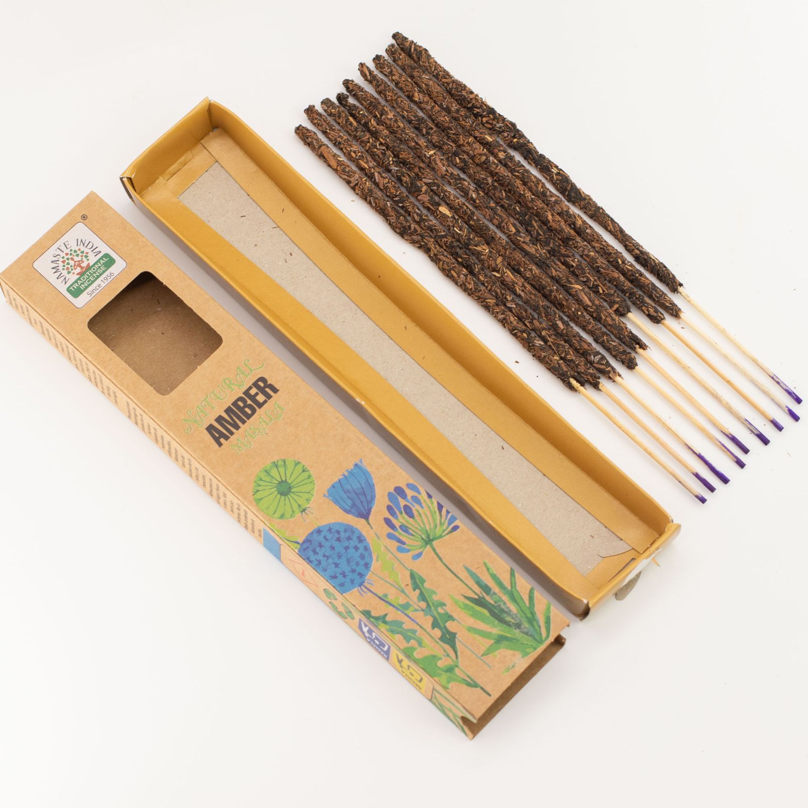 Natural Botanical Masala røgelsespinde – Amber