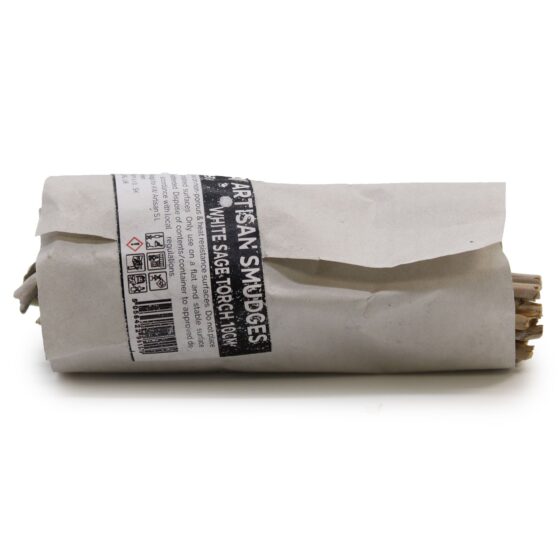 Ancient Wisdom smudge stick – White Sage Torch (10 cm) - Billede 2