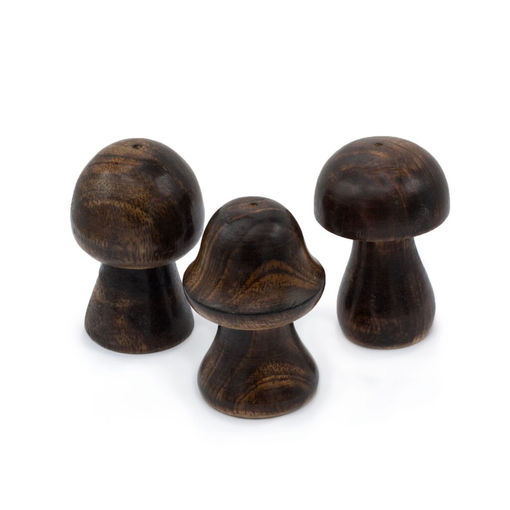 Mini røgelseskegleholdere Svampe – Sæt af 3 (6,5–8 cm)