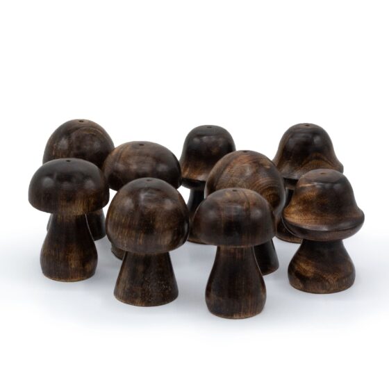 Mini røgelseskegleholdere Svampe – Sæt af 3 (6,5–8 cm) - Billede 3