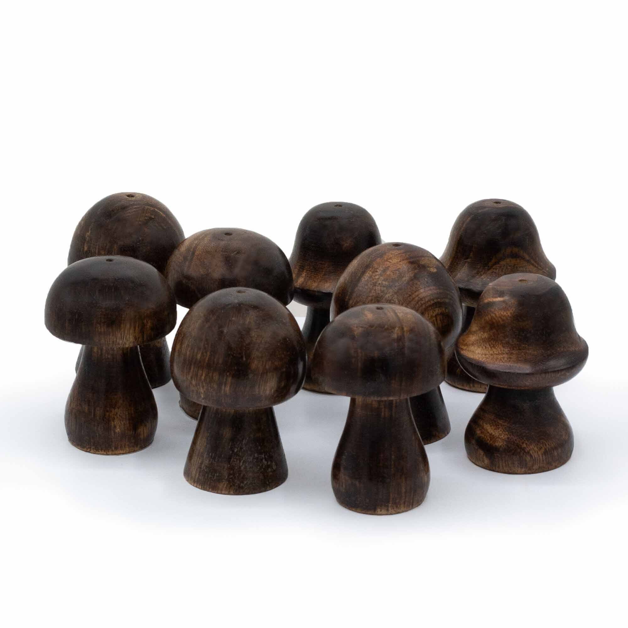 Mini røgelseskegleholdere Svampe – Sæt af 3 (6,5–8 cm) - Billede 4