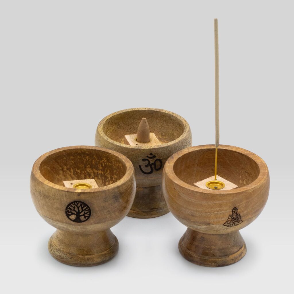 Stor ritualskål røgelseskegleholder – Tree Of Life